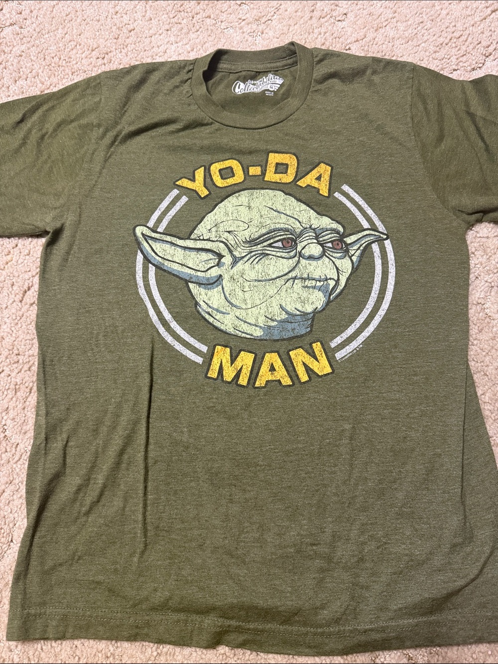 Old Navy Olive Green 'Yo-Da Man' Graphic Tee